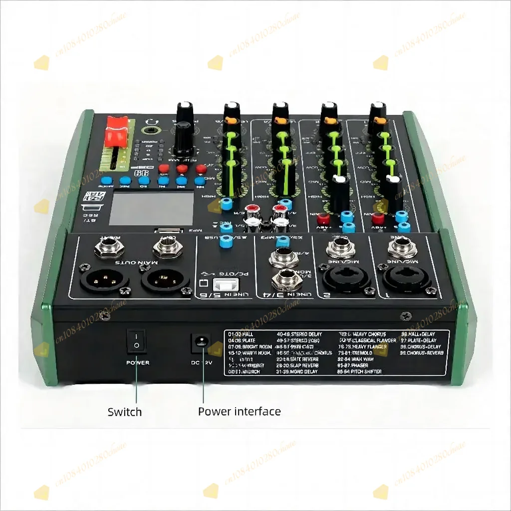 Mixer Console Usb 8-Channel 6-Channel Professional Best Audio Power