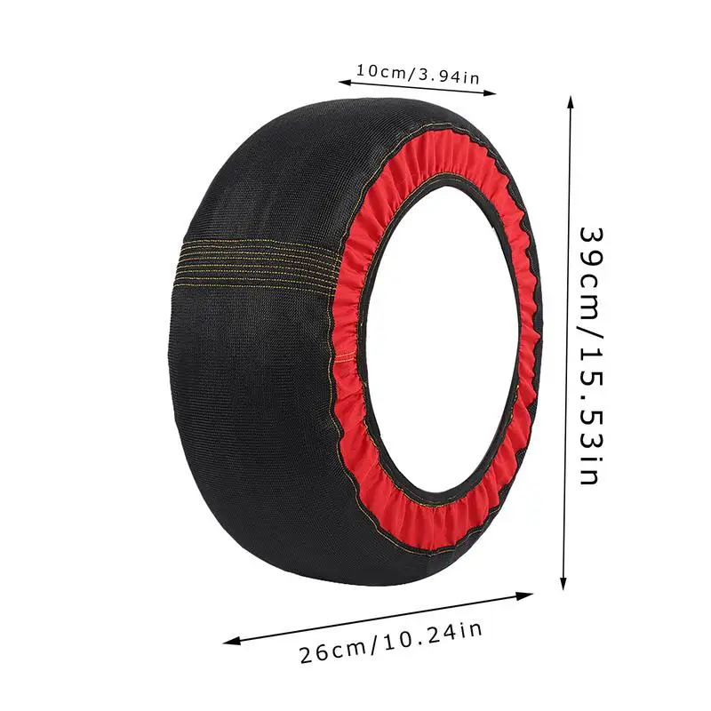 Traction Car Device Tire Chains Socks Grip Snow Chain Alternative Traction Device Car Wheel Emergency Tire Chain Snow Socks 2PCS