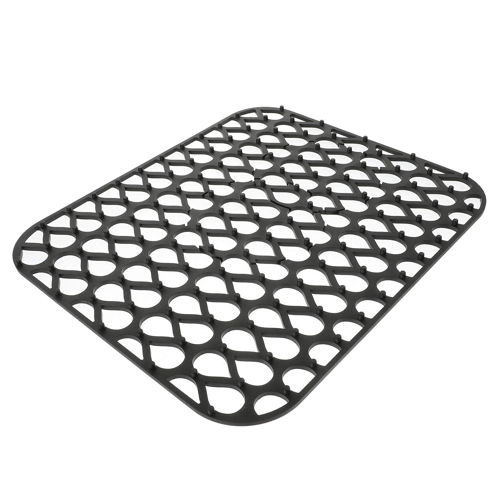 

Kitchen Sink Pad Hollow Kitchen Sink Protector Anti-slip Silicone Sink Mat for Home