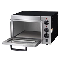 EP1AT Electric Pizza Oven Indoor Countertop Pizza Oven Commercial Pizza Maker Machine with Timer Stainless Steel 1