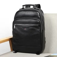 2024 New Backpack Men Genuine Leather Rucksack Fashion Schoolbag For Teenager Boys Travel Bag Male Laptop Backpack Leather Bags 2