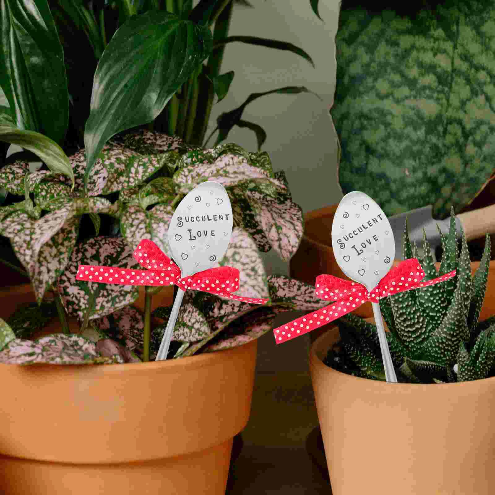 

Iron Plant Label Garden Ornament Tags Markers Outdoor Lawn Decorative Succulent Labels