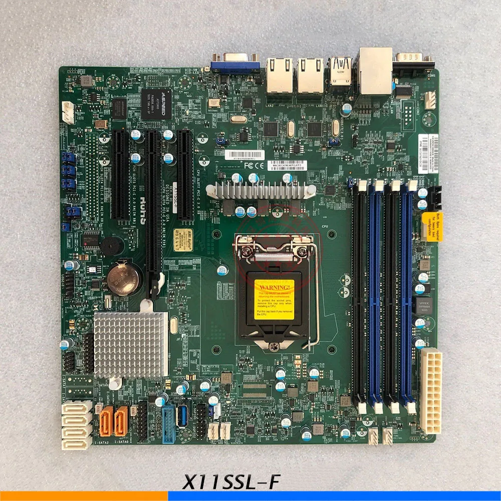 One Way Server Motherboard X11SSL F 1151 C232 Support E3 1200v5 6 High Quality