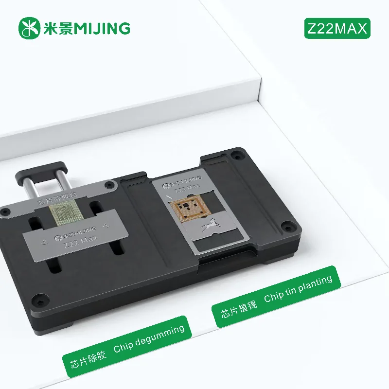 MJ Z22 Max 다기능 칩 틴 플랜팅 플랫폼 세트 (아이폰 11-17PM 안드로이드 IC CPU 납땜 수리 및 접착제 제거 도구)