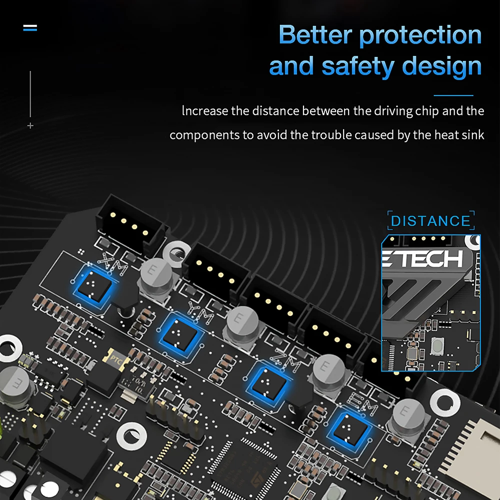 Bigtreetech-skr Placa-mãe Mini Peças da Impressora 3d para Ender v2 Btt Skr V1.4 Turbo Octopus Tmc2209 Tmc2209 - Imagem 5