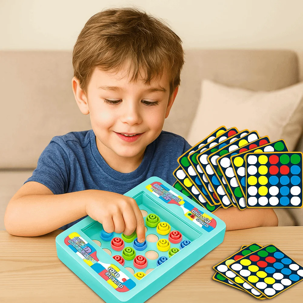 Intelligent Finger Rolling Ball Game Montessori Exercise Logical Thinking Puzzle Memory Training Hand Eye Coordination