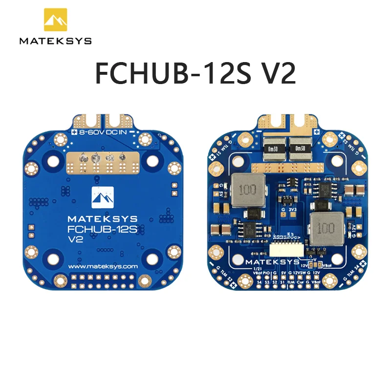 

Matek System XCLASS PDB FCHUB-12S V2 плата 5V & 12V Выход с датчиком тока 3-12S Lipo для радиоуправляемого дрона