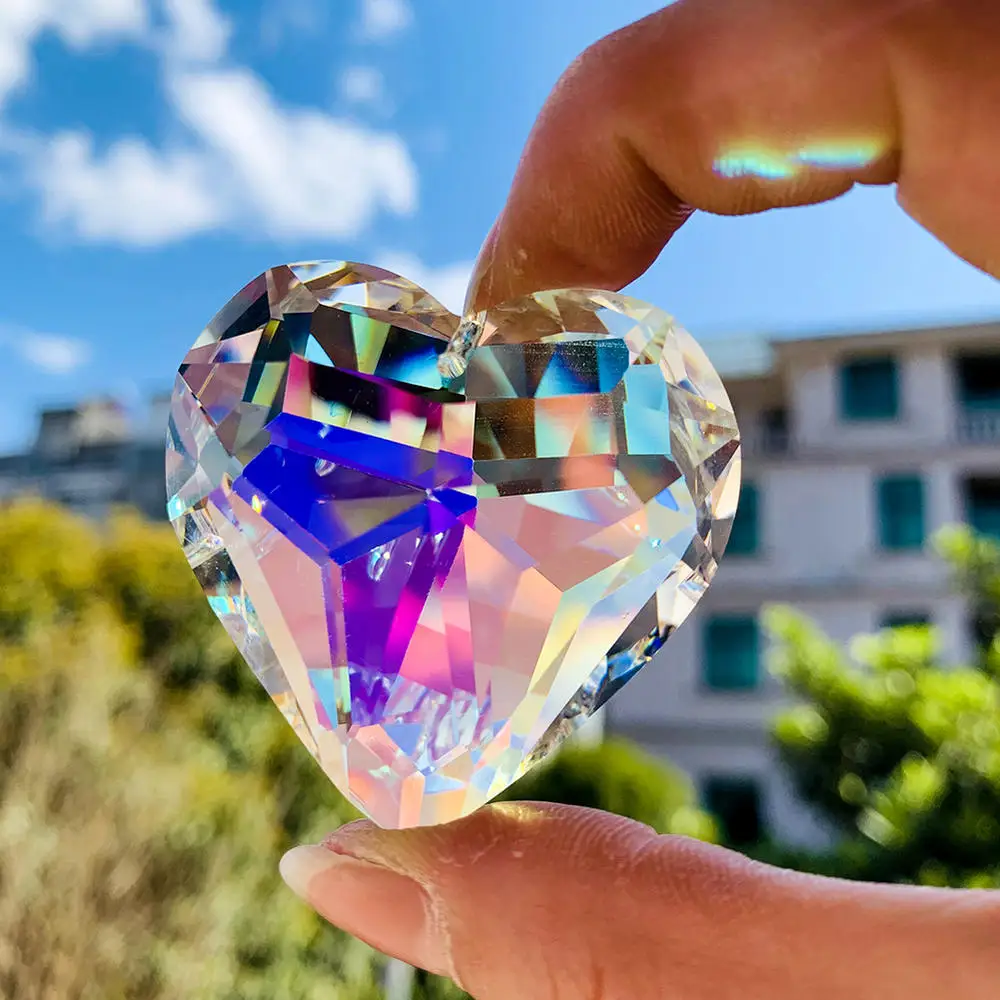 

Hanging Ball Sun Catcher Clear Crystal Feng Shui Lamp Ball Prism Rainbow Wedding Decor Home Wedding Party Decoration Ornament