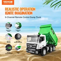 VEVOR RC Dump Truck 9-Channel Remote Model Car Toys Bulldozer Engineering Vehicle for Toddlers Kids Christmas Birthday Gifts 2