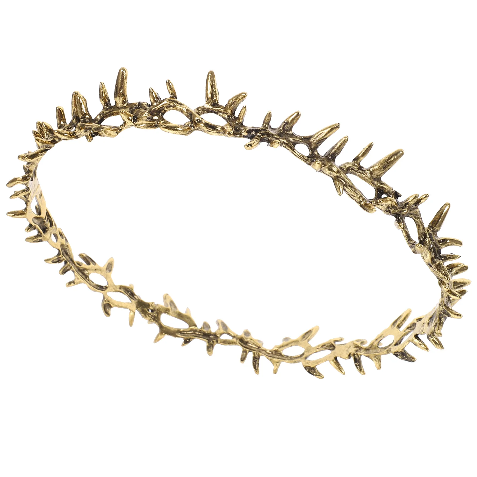Crown of Thorns Party Hair Accessories Ancient Silver Wedding Bride Tiaras The Womens Crowns for Prom Headband 4
