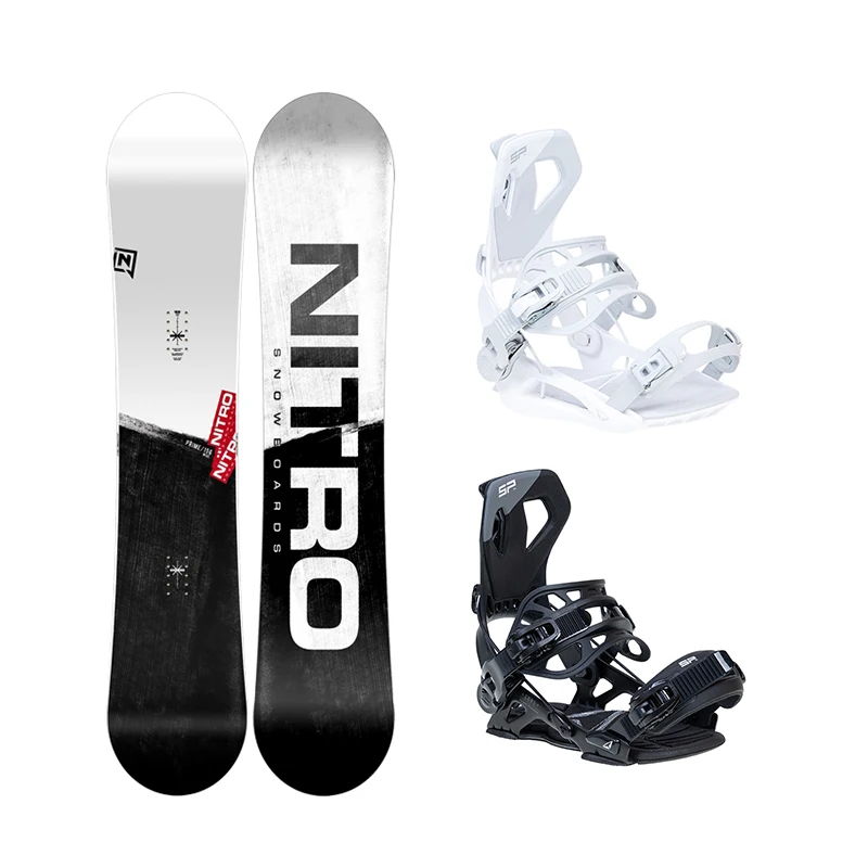 

Wholesale high quality adjustable black snowboard aluminum skis and bindings mens bindings snowboard bindings