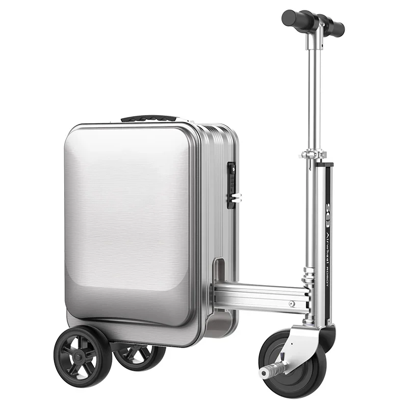 

SE3S Smart Motorized Riding Scooter Suitcase Vintage Electric Scooter Luggage High quality Cabin Size 20 Inch Hot Sale