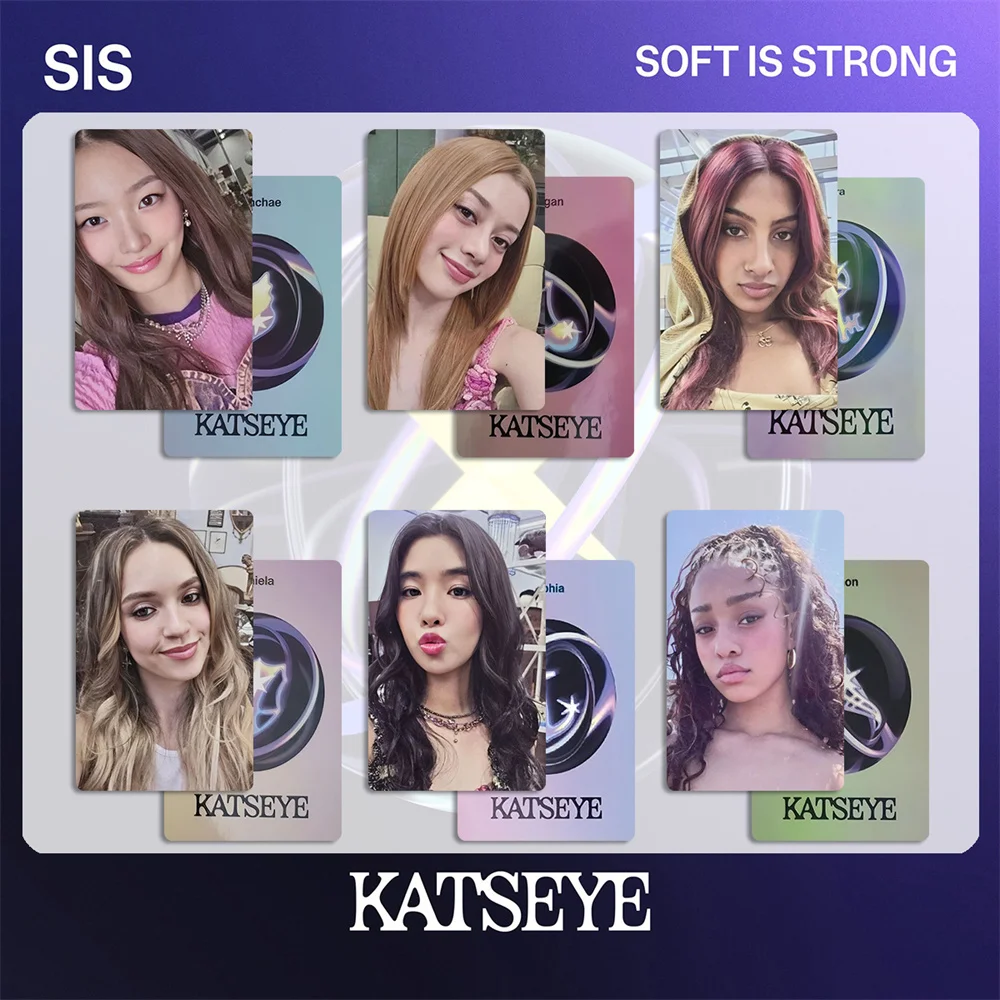 KATSEYE SIS Soft Is Strong Album Card Double Sides Printing Bright