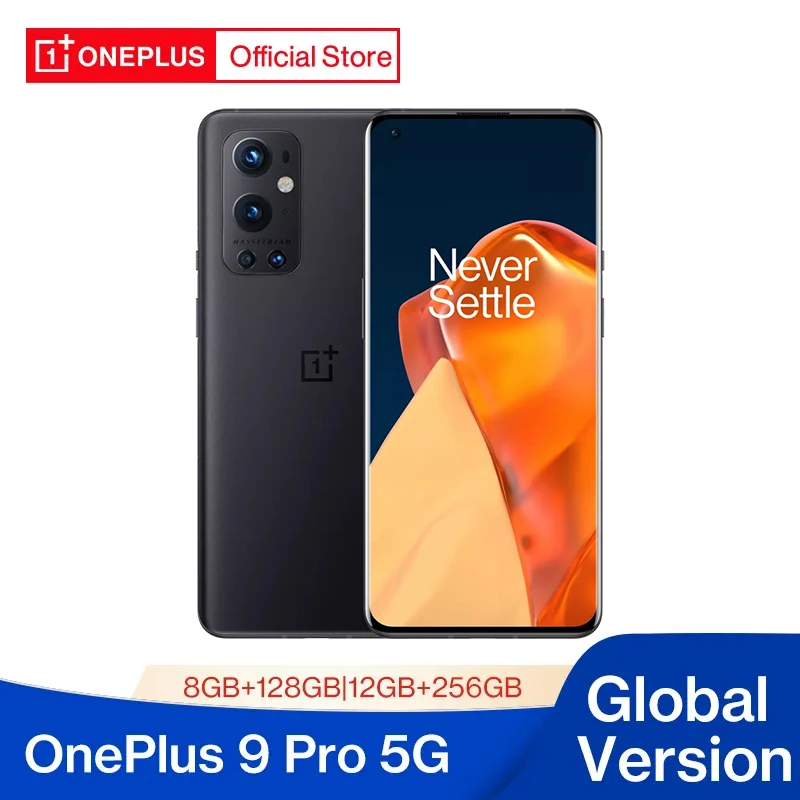 Global Version OnePlus 9 Pro 5G 8GB 128GB Snapdragon 888 120Hz Display Hasselblad Camera NFC OnePlus Official Store global version asus zenfone 8 5g smartphone 8gb 256gb snapdragon 888 5 9 ip68 water proof android ota nfc cellphone