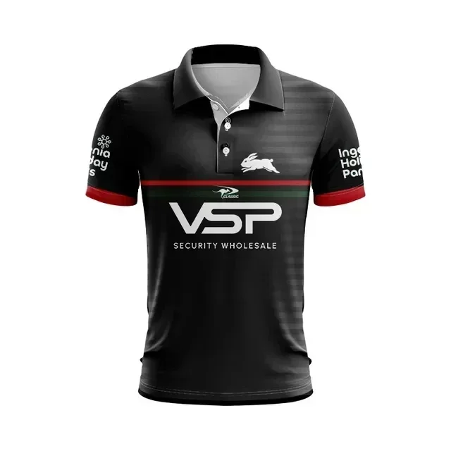 thumbnail image 1 of CAMISETA POLO South Sydney Rabbitohs 2024 Camiseta de rugby de local/visitante/entrenamiento - Talla para hombre: S-5XL (número de nombre personalizado impreso), 1 of 5