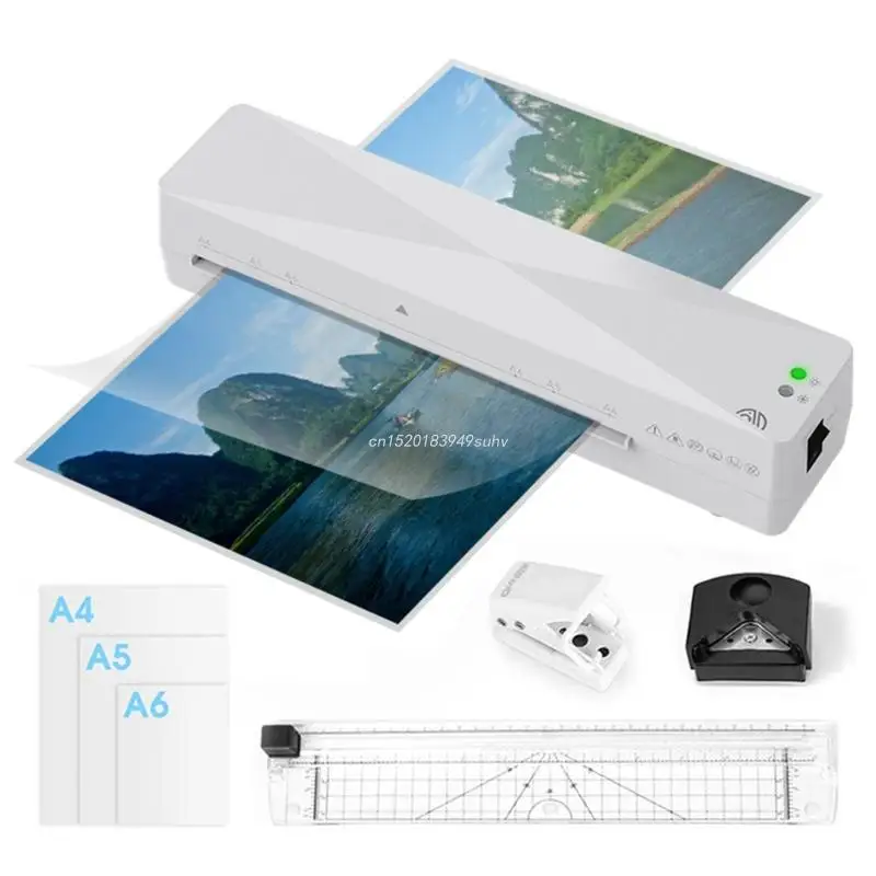 A4 Laminator Machine Thermal- & Cold Laminator With Quick 2-min- Preheating For School Home Offices EU/US/China/UK laminating machine