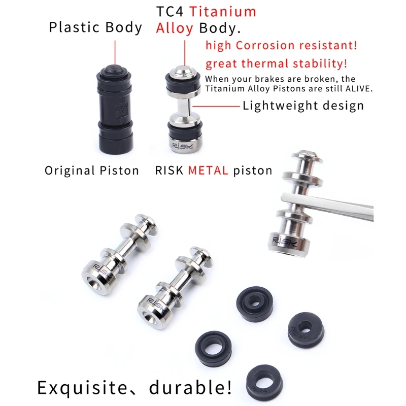 リスク-油圧式自転車ブレーキレバーとピストン,Shimano xt/slx用油圧