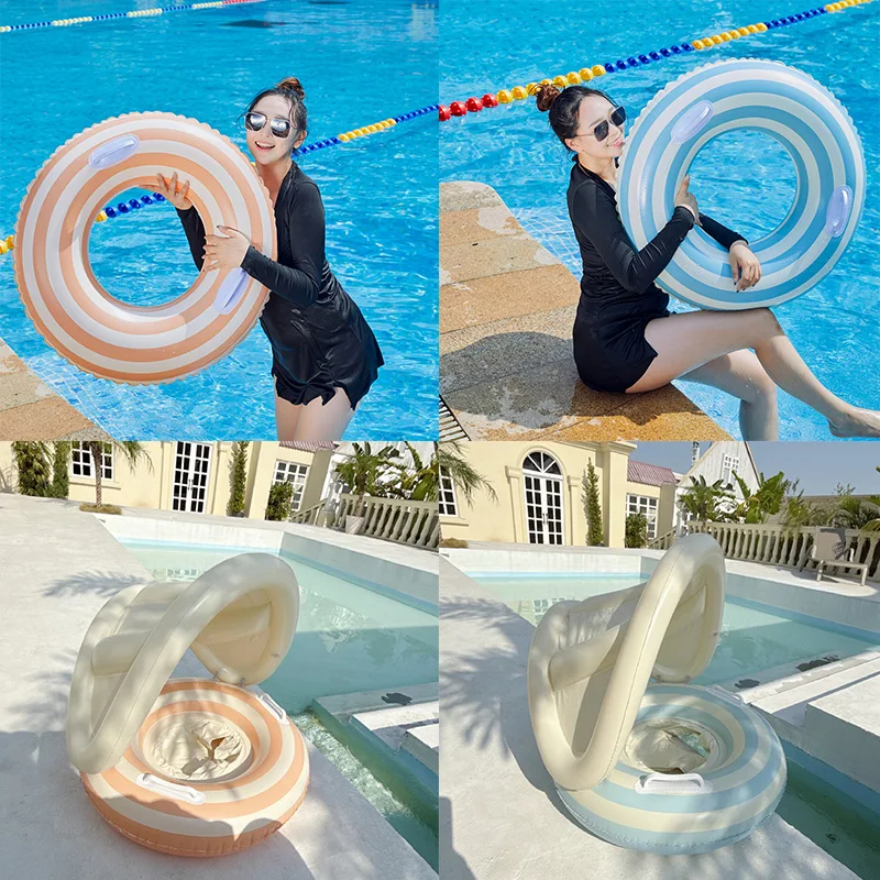 Inflatable Pool Float Inflatable Swimming Ring Swimming Pool Floats Inflatable Pool Floating Seat Swimming Seat Rooxin Thickened Inflatable Swimming Ring Tube Water Park Swimming Circle For Kids Adults Swim Seat Ring Pool Float