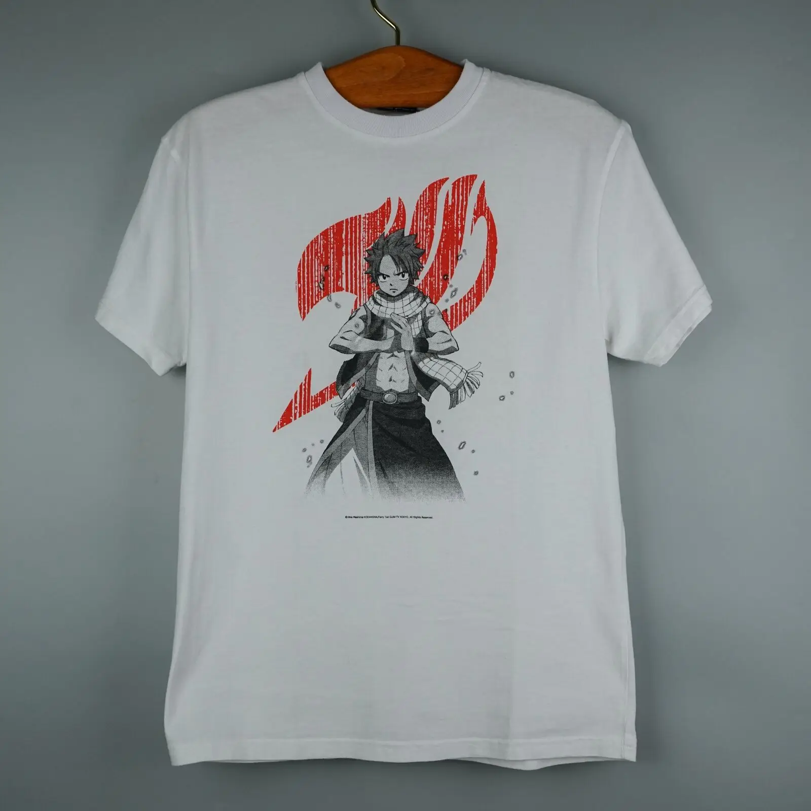 T-Shirt Vintage Fairy Tail Anima Manga A Maniche Lunghe