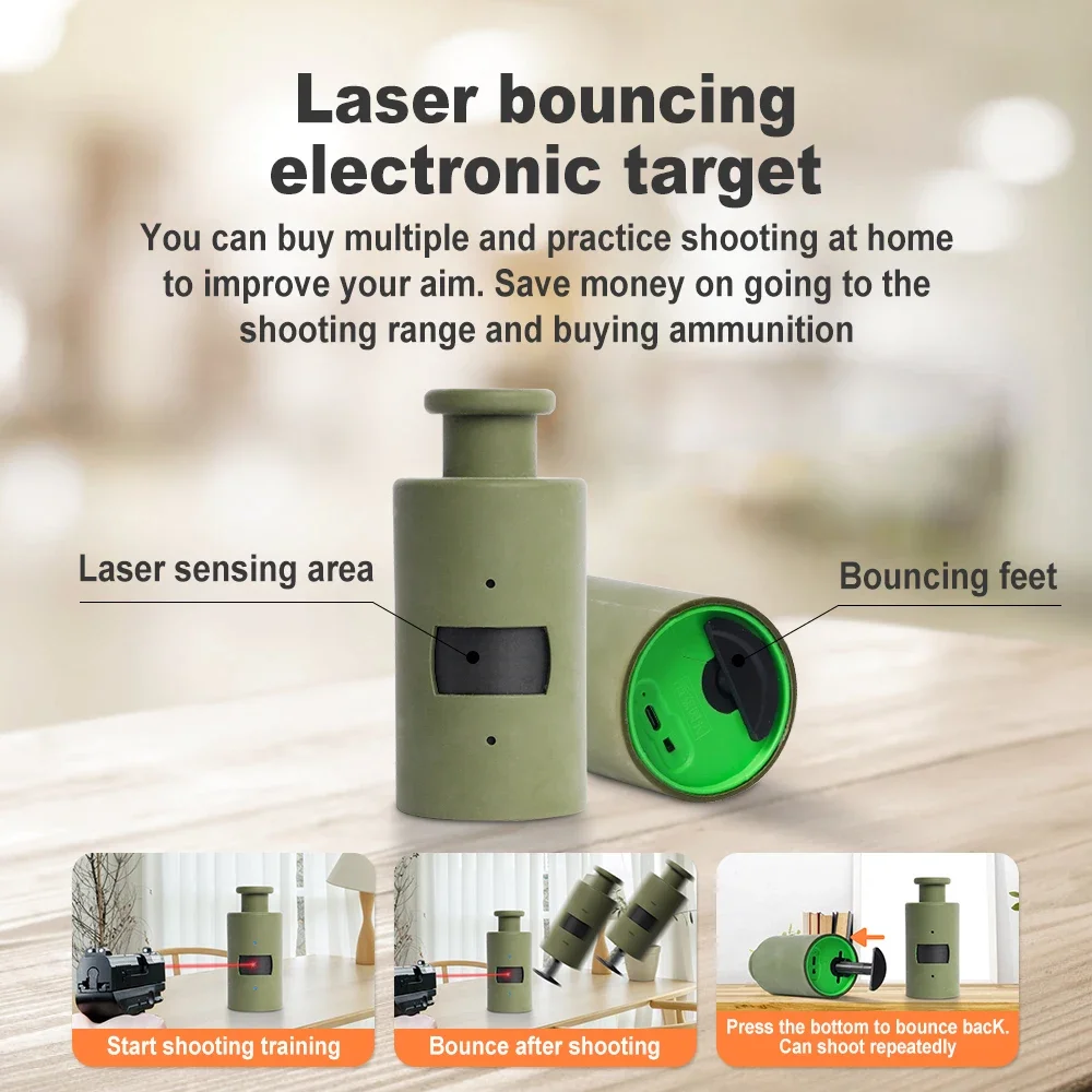 Laser Induction Bouncing Target Aiming Practice Toy Equipment for Training