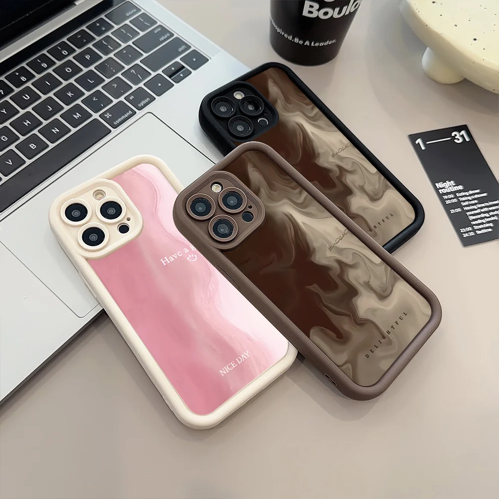 Watercolor Oil Painting Soft Silicone Phone Case Cover