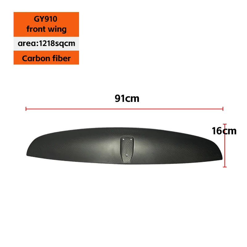 Water sports Surf carbon fiber front wing accessories GY Series Multiple sizes hydrofoil efoil blade for sale