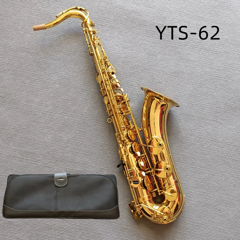 Giappone Saxofon Tenore Bb, Laca Dorada, Yts-62, Instrumimento Musical De Laton Amarillo, Profesional, Con Funda, Accesorios