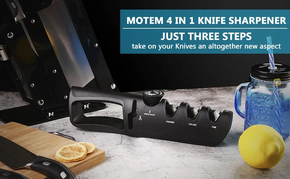 Description Picture 2 of itemMulti-function Knife Sharpener Adjustable Angle Precision Whetstone Home Kitchen Scissors Fixed Angle Stone Kitchen Knife