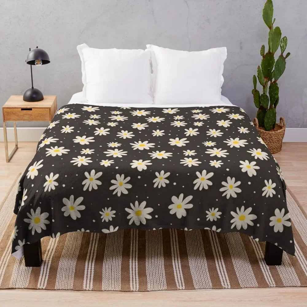 

Daisy Grunge Throw Blanket Sofa Soft Blankets