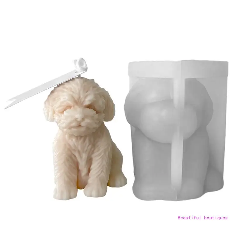 

Dog Shaped Mold Handmade Soap Wax Crafts Mould Casting Molds DropShip