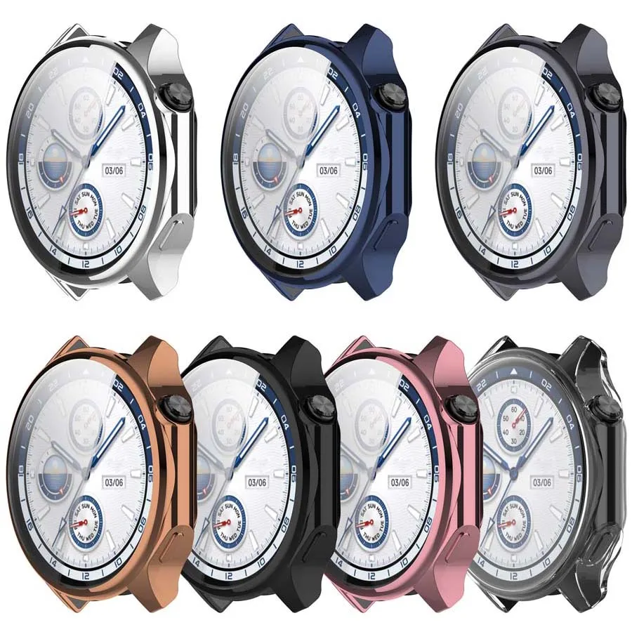 Soft TPU Case For OnePlus Watch 2 Smart Watch All-around Protective Cover Bumper For Oppo X Screen Protector Accessories watch screen protector case watch accessories watch screen protector watch case watch protective case watch cover watch protective cover tpu protective case bumper protective case