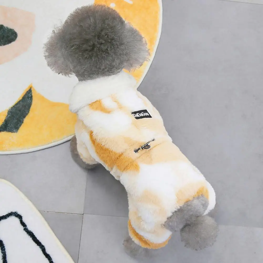 

Fashionable Pet Clothing Trendy Tie-dye Pet Jumpsuit with Adjustable Buckle for Winter Small Medium Dogs Cats for Pets