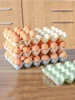 2pcs 24 Grid Egg Storage Box Refrigerator Crisper Storage Container Stackable Plastic Egg Tray Holder Kitchen Food Organizer 1