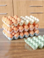 2pcs 24 Grid Egg Storage Box Refrigerator Crisper Storage Container Stackable Plastic Egg Tray Holder Kitchen Food Organizer 1