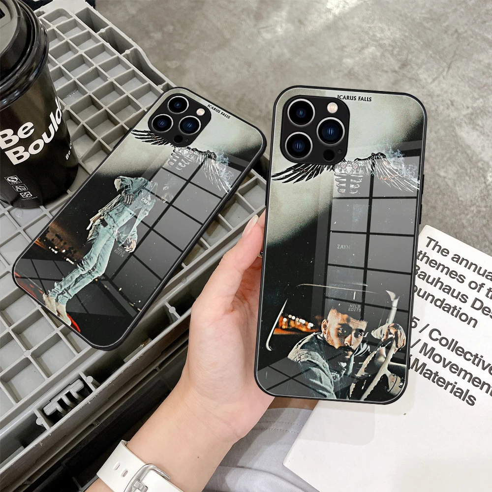 

For IPhone 14 Pro Singer ZAYN Phone Case Tempered Glass FOR IPhone 14 13 11 12 Pro 13 Pro MAX XR XS MINI Glass Covers