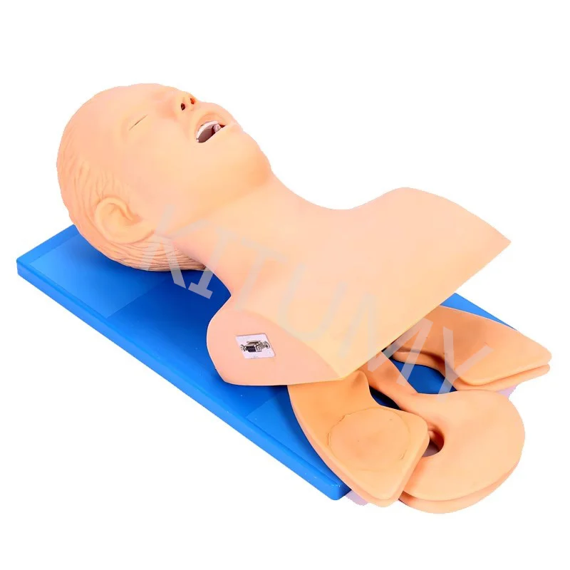 Electronic Human Tracheal Intubation Model Oral Nasopharyngeal Adult Airway Emergency Medical Nursing Training Mannequin