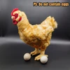 Hen High Fidelity Anime Cute Rooster Plushie Cock Plush Toys Lifelike Animals Simulation Stuffed Doll Toy Gifts For Kids 3