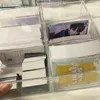 New Organizer Box For Kpop Photocard Photo Card Collection Transparent Acrylic Photocard Storage Box School Stationery 3