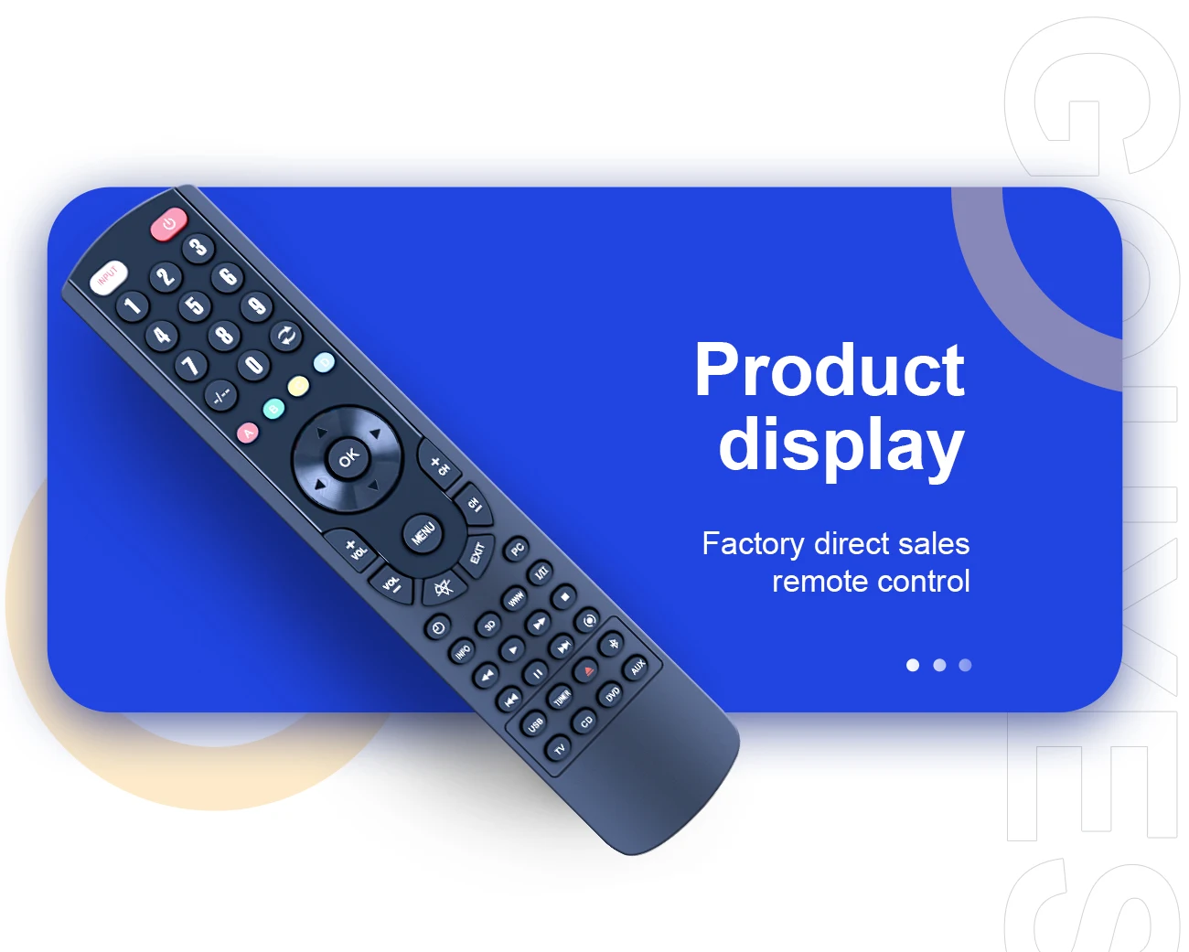 Description Picture 3 of itemNew Product Replacement Remote Control for BOSE Hi-Fi Soundtouch 300 Sound BAR