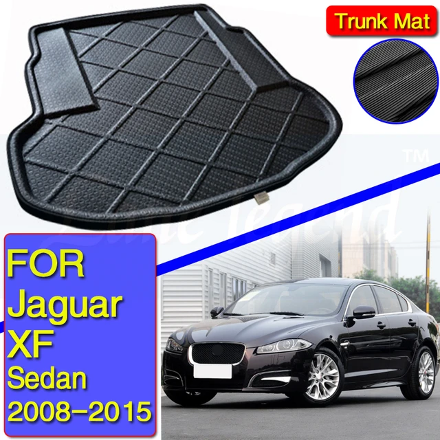 Für Jaguar XF X250 2008 ~ 2015 Fach Boot Liner Cargo Hinteren Koffer Cargo  Mat Boden Teppich Schlamm Kick Wasserdicht schutz Pad - AliExpress