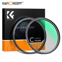 K&F Concept Nano-C Magnetic CPL Filter Circular Polarizer Filter 49mm 52mm 58mm 67mm 72mm 77mm 82mm 18-Layer Coatings 1