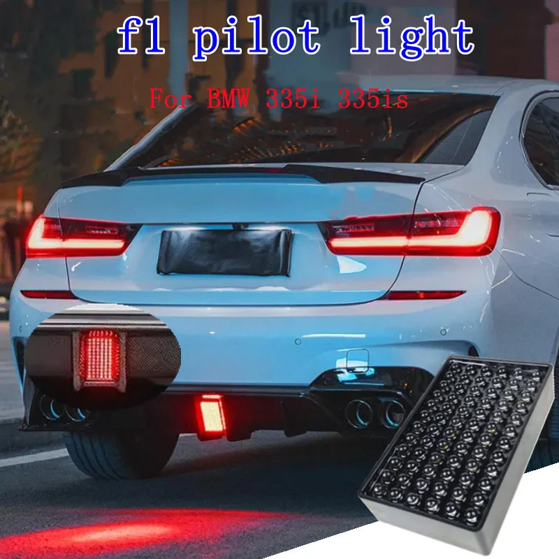 F1 Style Light Car Pilot Stop Safety Lights Sporty Rear Third Brake