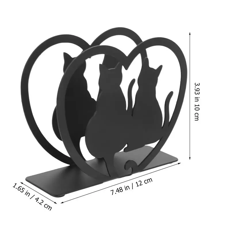 Modern Iron Napkin Holder Simple Shape Metal Kitchen Napkin Rings Dining Table Restaurant Paper Towel Holder Home Decor