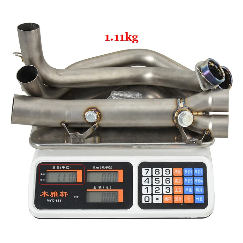 For BMW F900R F900XR 2020-2024 Motorcycle Exhaust Escape Systems Modify Titanium Alloy Front Link Pipe Connect Original Muffler - Image 6