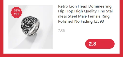 Titanium Retro Good Luck Poker High Quelity Fine Stainless Steel Male Female Ring Polished No Fading JZ541