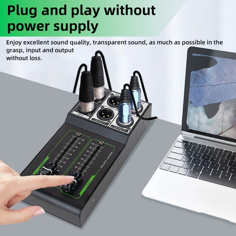 Headphone Amplifier audio mixer audio interface audio processor Robusts Volumes Controller for Long Last Performances Plugs and Play