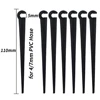 50-200PCS 1/4'' C-type Hook Fixed Stem Support Holder Stakes for 4/7mm Hose Flowerpot Drip Irrigation Fitting Greenhouse 2