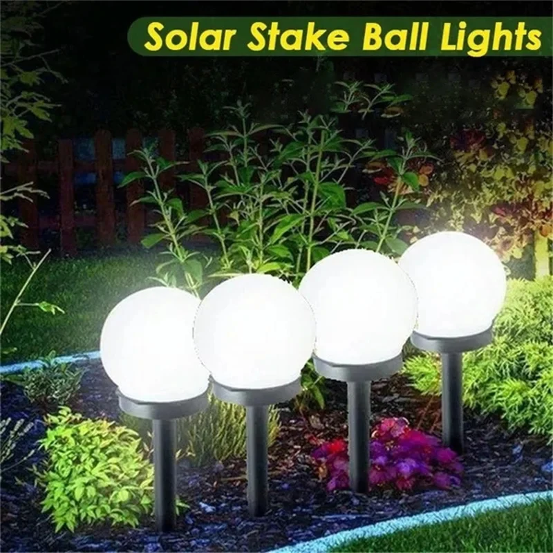 

1/3/6pcs Solar Powered LED Bulb Lamp Energy Light Waterproof Outdoor Garden Light Street Solar Panel Ball Lights Lawn Yard Lamp