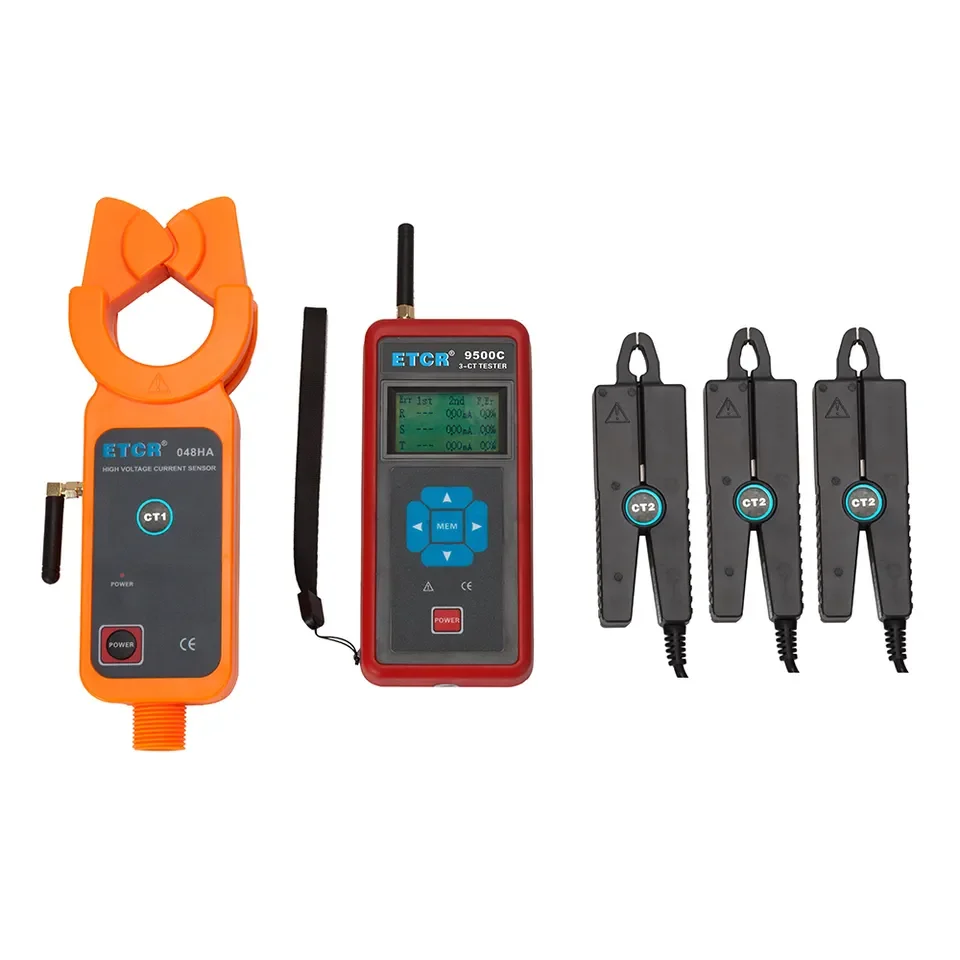 

Three-Channel Wireless Transformer Wireless Hv Ct Turns Ratio Tester ETCR9500C-008