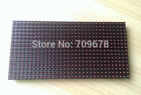 P10 Outdoor DIP Monochrome Dual Color 32x16 Pixels LED Sign Module Scrolling Digital Panel 320x160mm Red Green White Yellow